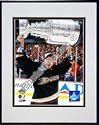 Teemu Selanne "2007 Stanley Cup with Cup (#17)" Double Matted 8" x 10" Photograph in Black Anodized