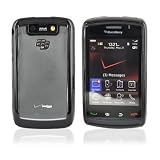 for Blackberry Storm 2 Crystal Hard Case CLEAR & BLACK