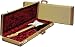 Fender Deluxe Strat/Telecaster Hardshell Guitar Case, Tweed, Red Interior