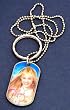 Hannah Montana Dog Tag Keychain Necklace