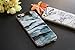 Iphone 6s Plus Case, Iphone 6 Plus Case, IiEXCEL Marble Pattern Soft Flexible TPU Slim Fit Case and Glass Screen Protector for Iphone 6 Plus / Iphone 6s Plus (Color 10A)