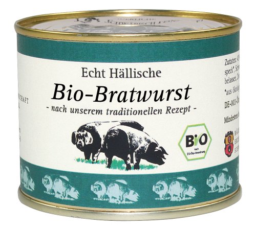 Echt Hällische Bio-Bratwurst (grob) 200 g