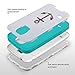 Galaxy S5 Case, ULAK Hybrid Soft Silicone + Hard Plastic Protective Hard Case for Samsung Galaxy S5 (2014) (You make me home+Blue)