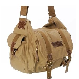 Koolertron Canvas Camera Shoulder Bag - AS-KSFB34-YE