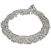 Silver Anklet Ankle Bracelet Pairs Handmade Foot Jewelry 152 gms. 10  (sanklt034)