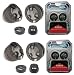 4) NEW POWER ACOUSTIK NB-4 500 WATT Car 1 Audio Super Tweeters 4 Way Mount NB4 RS.1749.00