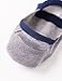 Vero Monte 4 Pairs Womens Cotton No Show Athletic Liner Socks - Non-Slip Grips