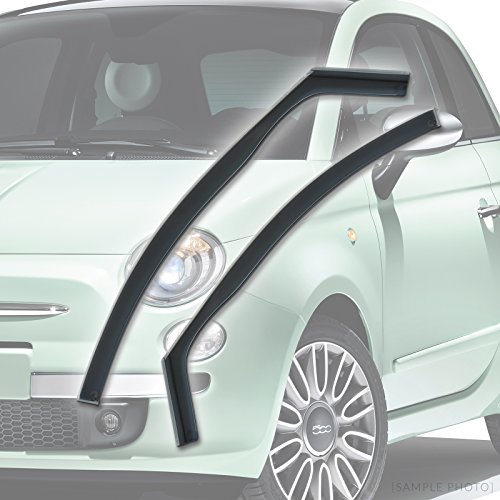 Get Cheap Fiat 500 (2007 onwards 2DR) Wind Deflectors Rain Wind Window
