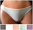 Ladies Rio Thong in Stretch Solid Pattern - Many Colors S-XXL