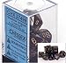 Chessex Lustrous Shadow 7 piece dice set