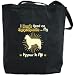 Canvas Tote Bag Black  My Australian Shepherd Knows It All  Dog