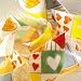 Chocolate Transfer Sheet: Coeur Patchwork Design. 15 sheets per pack. Each Sheet 16