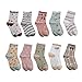 Deer Mum Girl's Assorted Designs Crew Socks(10 Pairs)