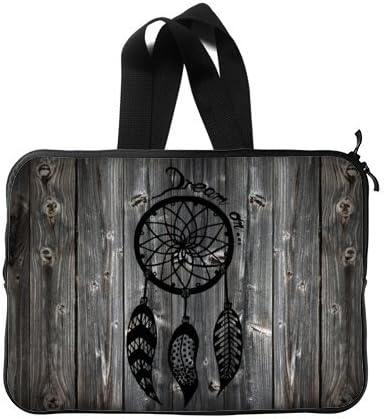 Dreamcatcher Laptop Bag - Wood Background Dream Catcher 13 13.3 inch Handle Laptop Sleeve Bags for Notebook,Macbook Pro,Macbook Air