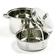 Norpro 4 Quart Stainless Steel Steamer Cooker 3 Piece Set