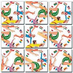 Scramble Squares: Gymnastics