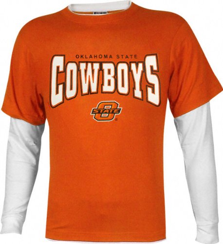 Buy Oklahoma State Cowboys Walk On Double Layer Long Sleeve Shirt