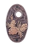 Pinecone Oval Doorbell