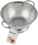Tovolo Stainless Steel Perforated Colander, Large