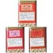 Joy of Tea #1: China Black Tea Ensamble: Lychee, Rose and Pu Erh Chrysanthemum Black Tea - 3 Tins (22.5 Oz Total)