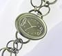 New Rustic Chain Ring Ladies Oval Dial Bracelet Watch