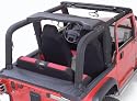 1992-1995 Jeep Wrangler Denim Black Roll Bar Cover Kit