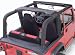 1992-1995 Jeep Wrangler Denim Black Roll Bar Cover Kit