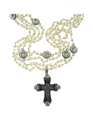 Virgins Saints and Angels Mono Magdalena Silver Pearl with Clear
