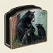 Black Bear Family LODGE Wood Napkin Holder by Highland Graphics