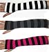 : Nylon Striped Arm Warmers