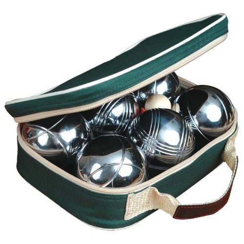 Polished Alloy Boule Set in Canvas Carry Case