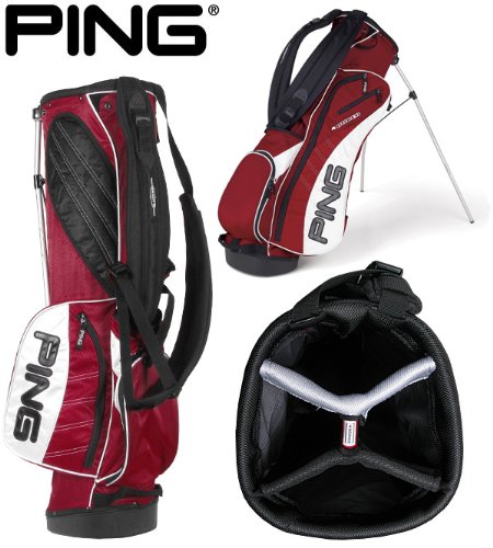 Ping 4 Under Stand Bag Red/White