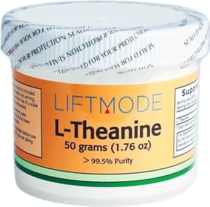 L-Theanine - 50 Grams (1.76 Oz) - 99+% Pure - FBA
