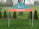 Miami Hurricanes 9'x9' Tailgate Tent Canopy - NCAA College Athletics