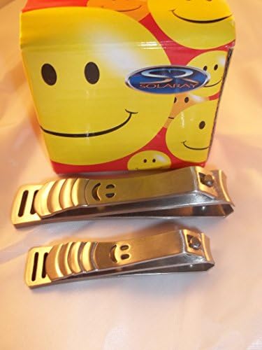 Professional Toe Nail & Finger Nail Manicure Set by Smiling Spa - Stainless Steel Precision for Fingers and Toes - Quality Toenail and Fingernail Dual Set -