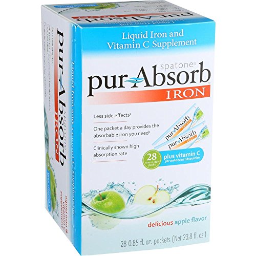 PurAbsorb Liquid Iron & Vitamin C Supplement (28Pack of 0.85 fl.oz
