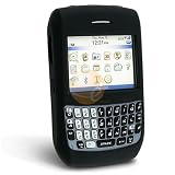 Premium Black Silicone Skin Case for Blackberry 8700 by Eforcity