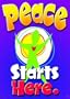 TREND ENTERPRISES PEACE STARTS HERE LP LARGE POSTERS