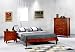 Basic Eastern King Bedroom Set w/ Cherry Finish