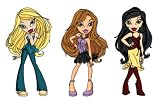 Decofun, Bratz Passion 4 Fashion Wall Decoration, Foam Stickers