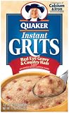 Quaker Instant Grits Red Eye Gravy and Country Ham, 12-Ounce Boxes (Pack of 12)