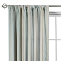 Home Chenille Window Panel - Blue/Brown