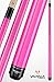 Viking Valhalla 2 Piece Pool Cue Stick VA106 (19oz, Pink)