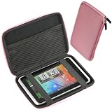 igadgitz Hartschalentasche Hardcase tragbar aus EVA-Stoff: Etui Schutzhülle Tasche Case Hülle in Pink Rosa für HTC Flyer Android Tablet +passt auch zu Archos 70 8gb & 250gb Internet Tablet