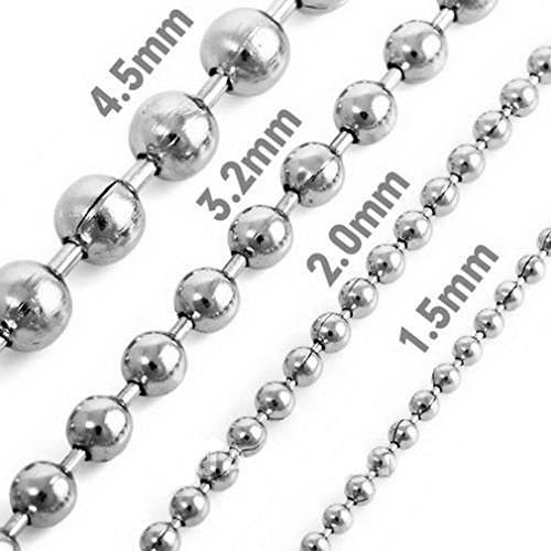 SANDRA Mens Jewelry 1.5mm-4.5mm 18