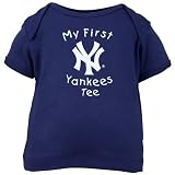 Majestic New York Yankees Navy Blue Newborn and Infant My First Tee T-shirt