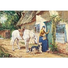 PUZZLE 2000 TEILE DER BESUCHER GEM�LDE Copy of "The Visitor", George Holmes