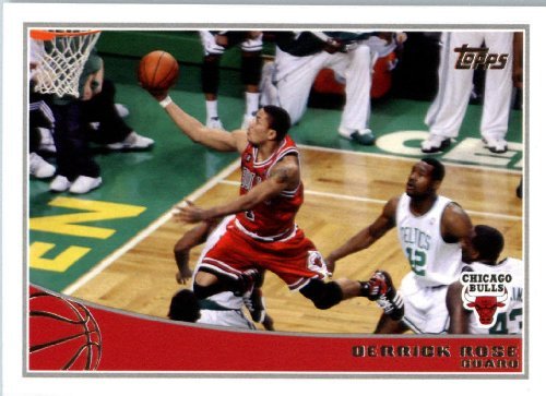 2009/10 Topps NBA Basketball Card #33 Derrick Rose Chicago Bulls MINT Condition- Shipped In Protective ScrewDown Display Case!