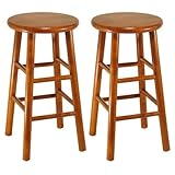 Bevel Counter Stool - Cherry - Set Of 2