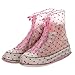 Polka Dot L Reusable Waterproof Guard Slip-resistant Women Girls Shoes Cover